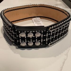Balmain Tweed Waist Belt